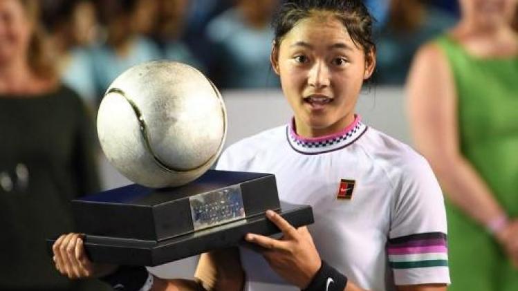 WTA Acapulco - Yafan Wang pakt eerste WTA-titel
