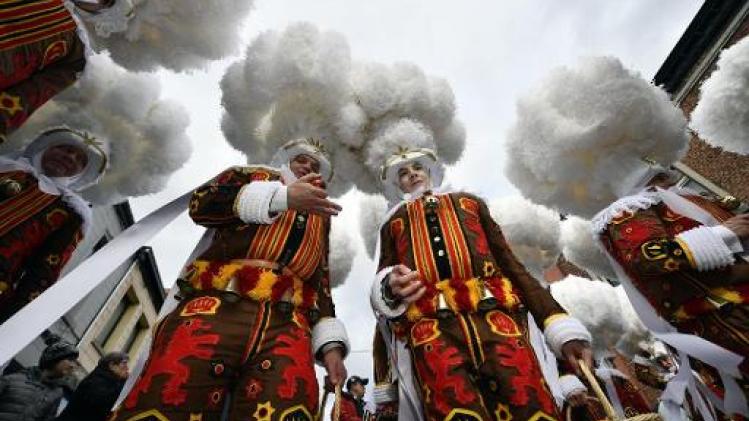 Carnaval Binche trok voorbije drie dagen tienduizenden feestvierders