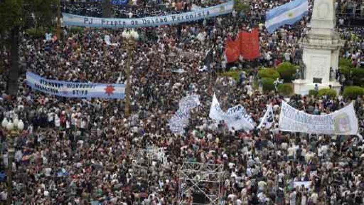 Tienduizenden mensen op straat op veertigste verjaardag van militaire putsch in Argentinië
