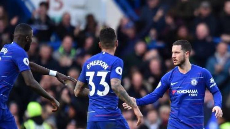 Hazard behoedt Chelsea voor verlies tegen Dendoncker en Wolverhampton