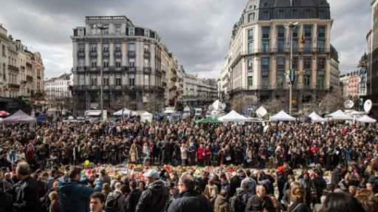 Herdenkingsplechtigheid tegen angst zondag aan Brusselse Beurs