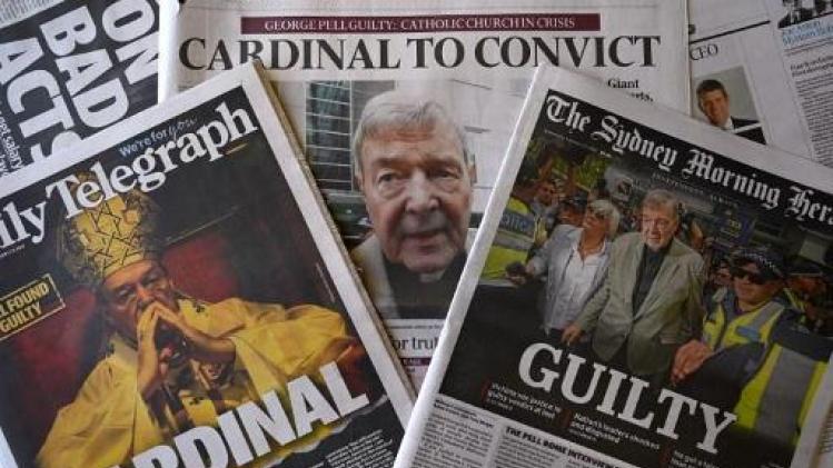 Zes jaar cel voor Australische kardinaal George Pell wegens pedofilie
