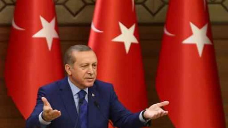 Erdogan blijft verwijten richting België sturen