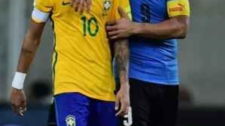 Kwal. WK 2018 - Brazilië en Uruguay delen punten