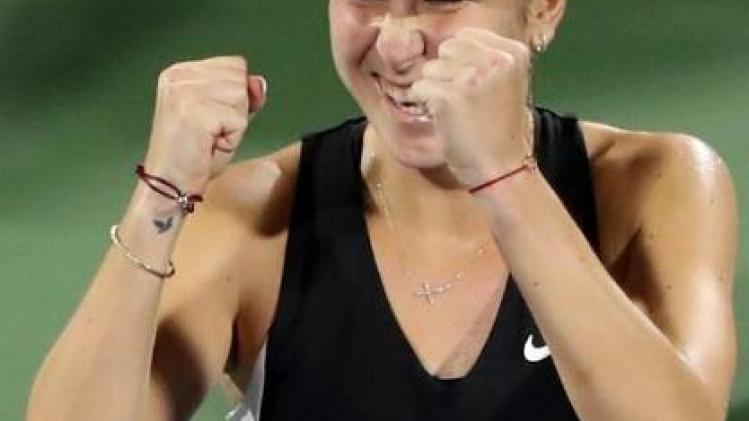 WTA Indian Wells - Belinda Bencic zit bij laatste vier na zege tegen Karolina Pliskova