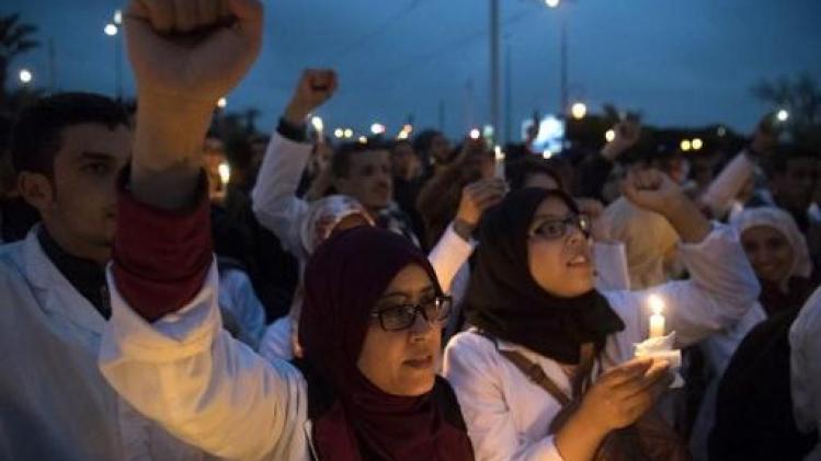 Duizenden leerkrachten betogen in Rabat