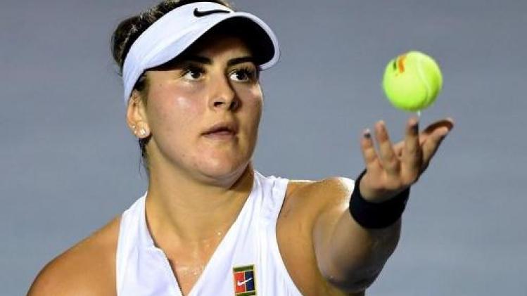 WTA Miami - Nieuw fenomeen Andreescu moet opgeven met schouderblessure