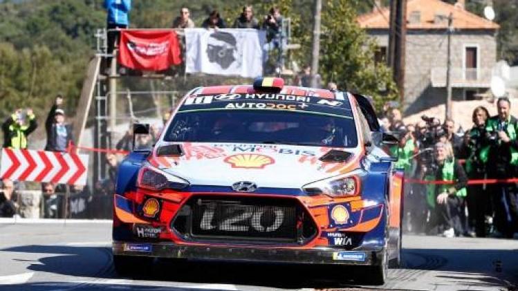 Rally van Corsica - Thierry Neuville steekt hand uit naar zege
