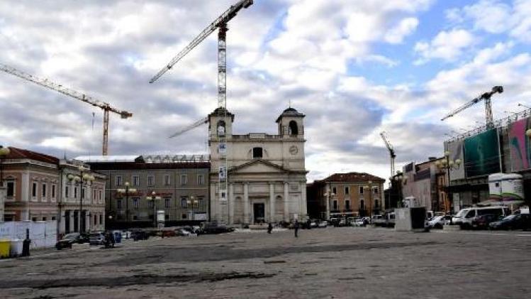 Tien jaar na aardbeving is Italiaanse stad L'Aquila nog niet volledig heropgebouwd