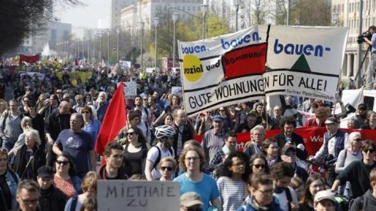 Duizenden mensen betogen in Berlijn tegen "huurwaanzin"