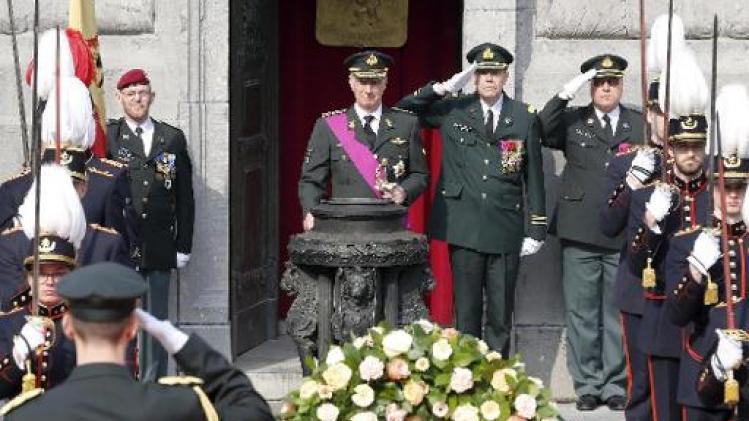 Koning Filip herdenkt 252 gesneuvelde Belgische militairen