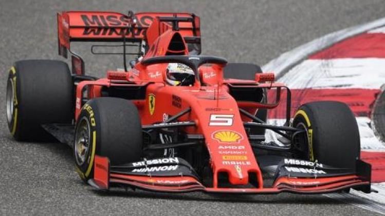 Vettel is de snelste tijdens eerste oefenritten Grote Prijs van China