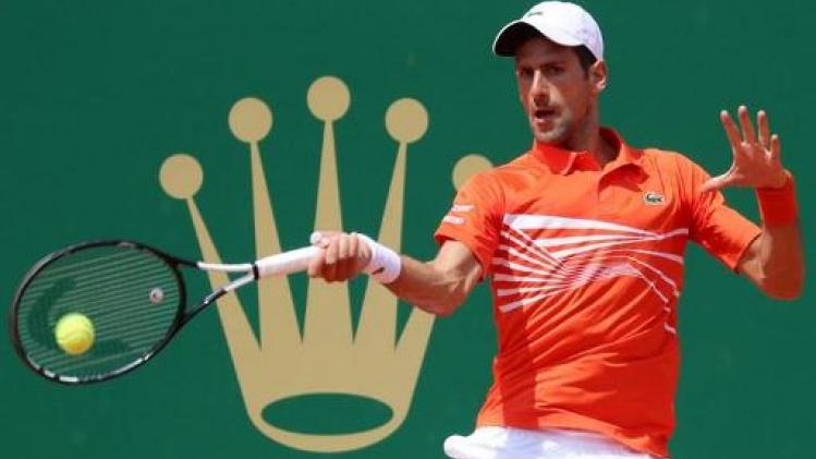 Novak Djokovic verliest weinig tijd in achtste finale