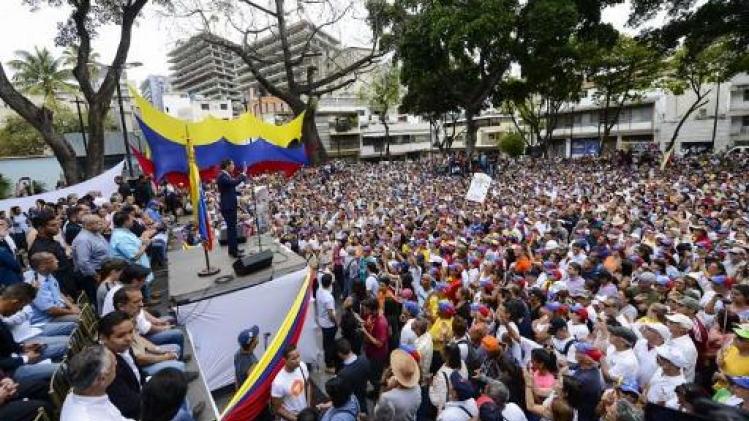 Venezolaanse oppositieleider roept op tot "grootste betoging ooit"