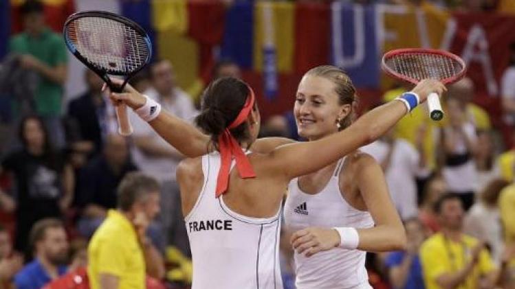 Fed Cup - Frankrijk plaatst zich voor finale tegen Australië