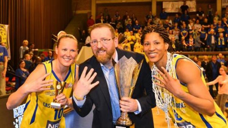 Castors Braine voor de zesde keer op rij kampioen in het vrouwenbasketbal