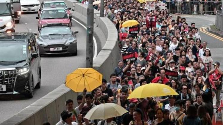 Tienduizenden Hongkongers protesteren tegen nieuwe uitleveringswet