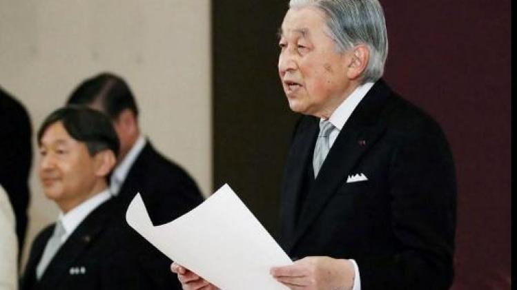 Japanse keizer Akihito verklaart historische troonsafstand