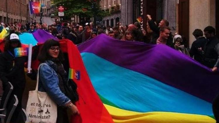 Ruim 200 deelnemers aan aftrap van Belgian Pride Festival in Brussel