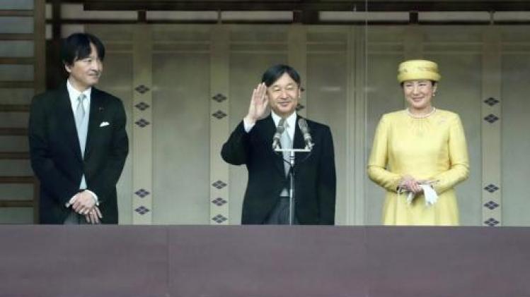 Nieuwe Japanse keizer toont zich voor het eerst aan het volk
