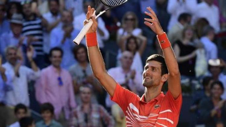 ATP Madrid - Djokovic ontneemt Thiem derde opeenvolgende finale