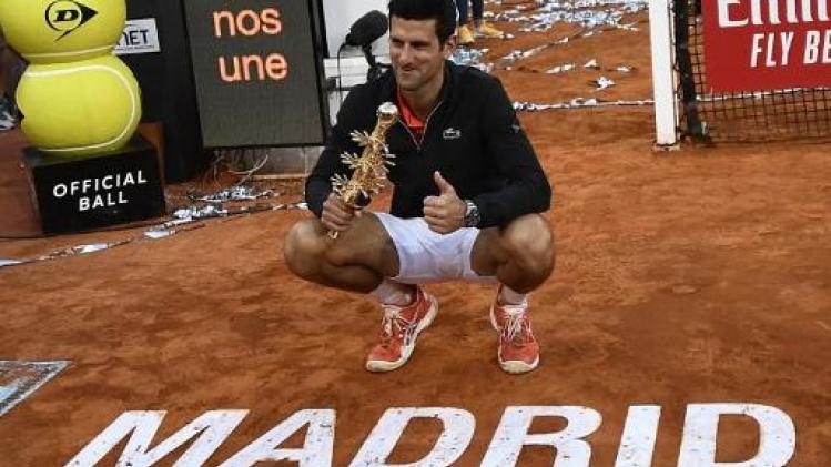 Djokovic verstevigt eerste plaats op ATP-ranking
