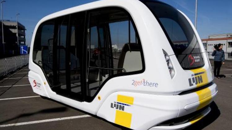Als proef zelfrijdende bus De Lijn op Brussels Airport lukt wil Leuven ze snel inzetten
