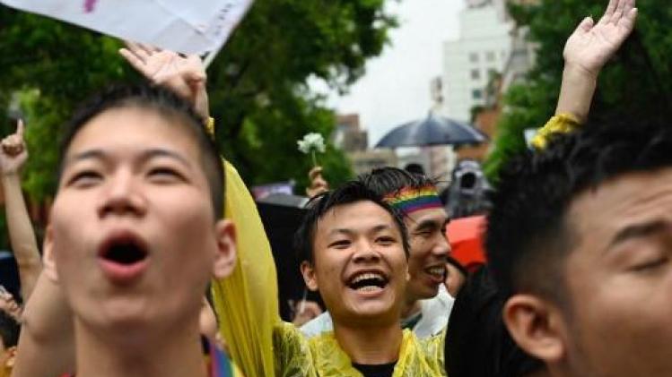 Taiwan legaliseert als eerste Aziatisch land het homohuwelijk
