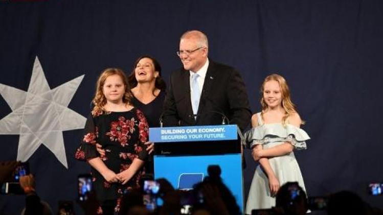 Parlementsverkiezingen Australië - Trump feliciteert Australische premier Morrison voor verkiezingsoverwinning