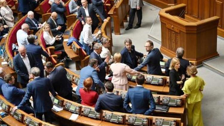 Oekraïense parlement levert fors weerwerk tegen president Zelenski