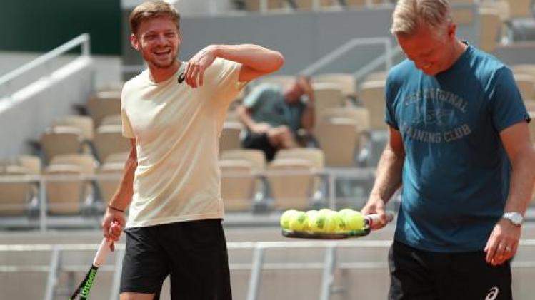 Roland Garros - Trainer Johansson ziet Goffin steeds beter worden