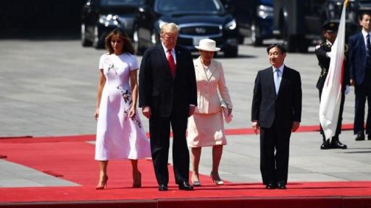 Trump ontmoet als eerste buitenlandse leider nieuwe Japanse kiezer Naruhito