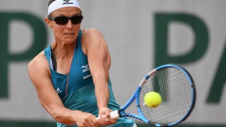 Kirsten Flipkens is niet opgewassen tegen olympisch kampioene Puig