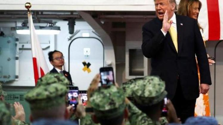 Torpedojager vernoemd naar McCain moest uit het zicht bij bezoek Trump aan Japan