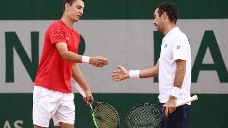 Roland-Garros - Joran Vliegen in kwartfinales dubbelspel