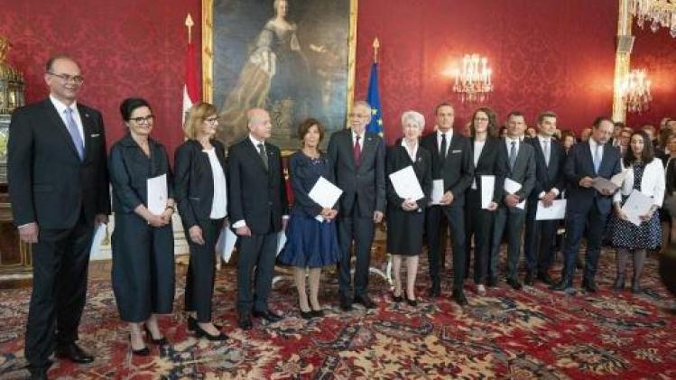 Oostenrijkse technocratische overgangsregering telt zes mannen en zes vrouwen