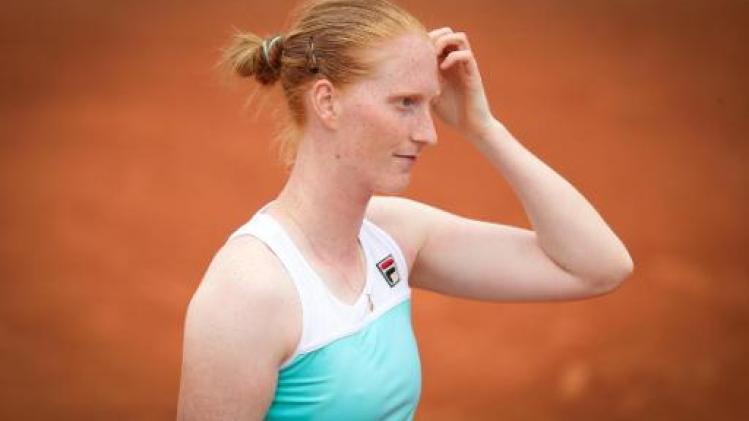 Topreekshoofd Alison Van Uytvanck strandt in kwartfinale