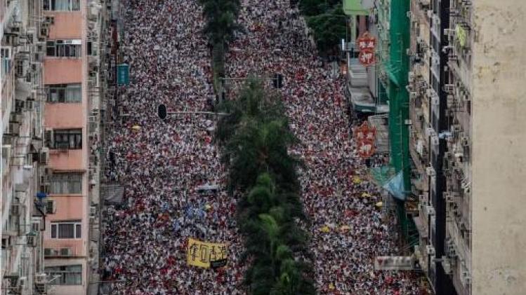 Tienduizenden mensen op straat in Hongkong tegen nieuwe uitleveringswet