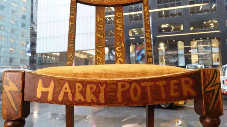 Chair J.K. Rowling used to write Harry Potter books to sell at auction