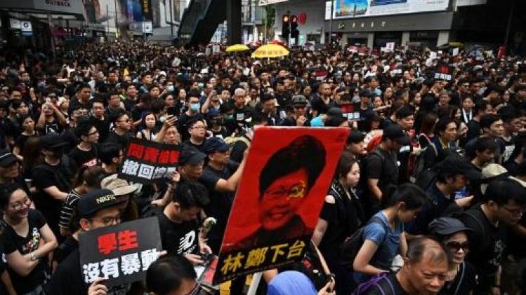 Hongkongse regeringsleider biedt haar excuses aan
