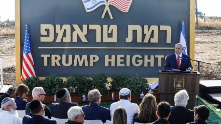 Nieuwe nederzetting op Golanhoogte wordt 'Trump Heights'