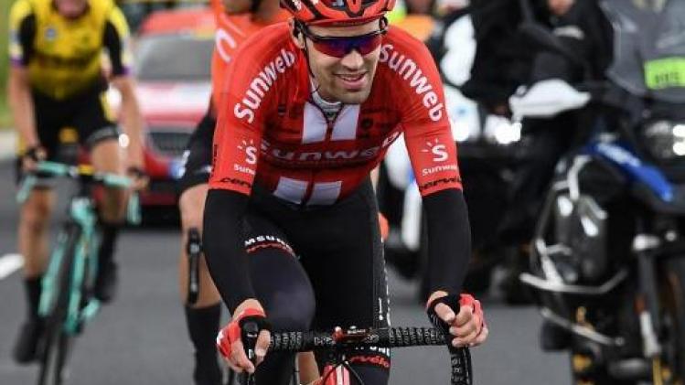 Tom Dumoulin wegens knieblessure niet naar Tour de France