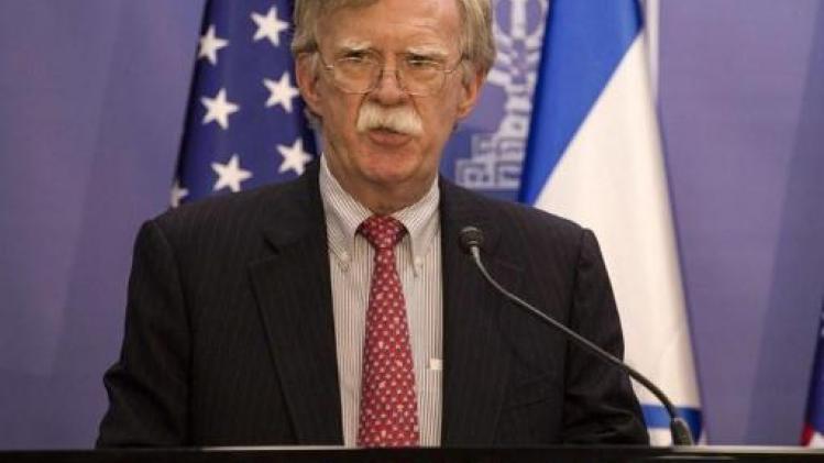 John Bolton waarschuwt Iran om VS "niet als zwak te aanzien"