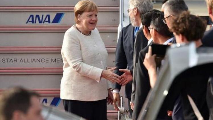 Angela Merkel aangekomen op G20-top na ongerustheid over gezondheid