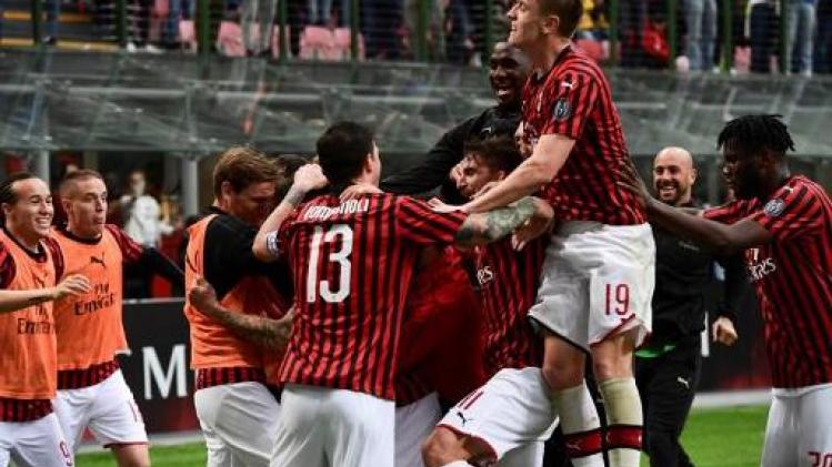 AC Milan moet komend seizoen kruis maken over Europees voetbal