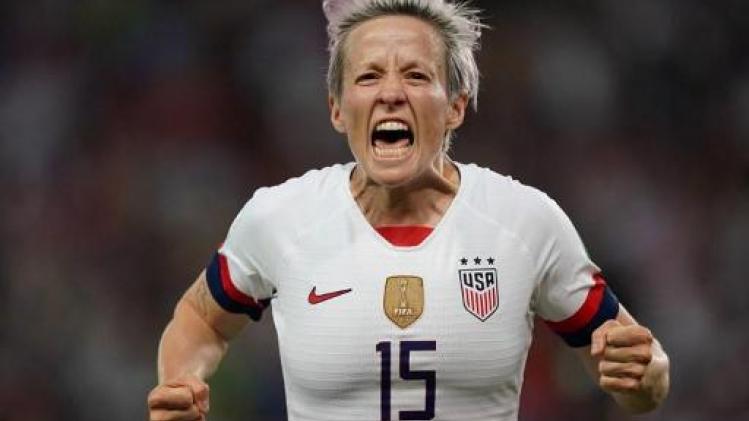 WK vrouwenvoetbal - Rapinoe leidt Verenigde Staten naar halve finales