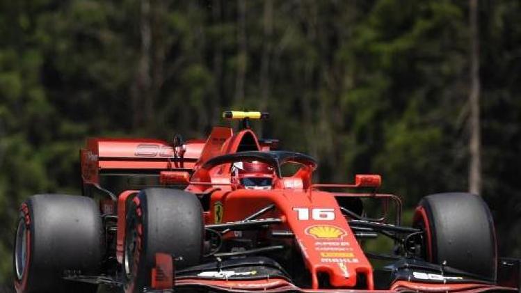 Charles Leclerc pakt pole in GP van Oostenrijk