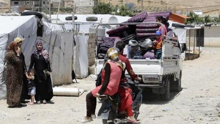 Libanese leger gestart met vernielen van Syrische vluchtelingenkampen