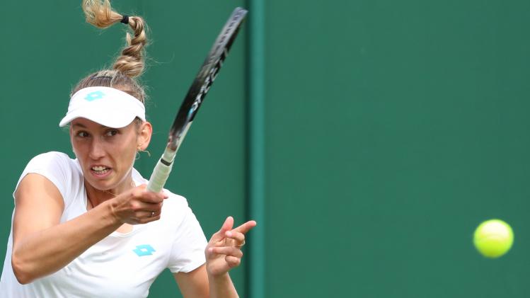 BRITAIN TENNIS WIMBLEDON MERTENS VS FERRO