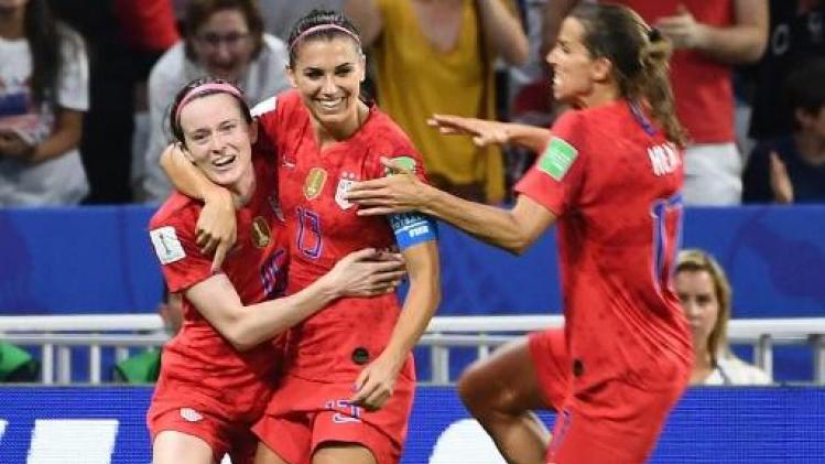 WK vrouwenvoetbal - Verenigde Staten mogen naar finale na winst tegen Engeland